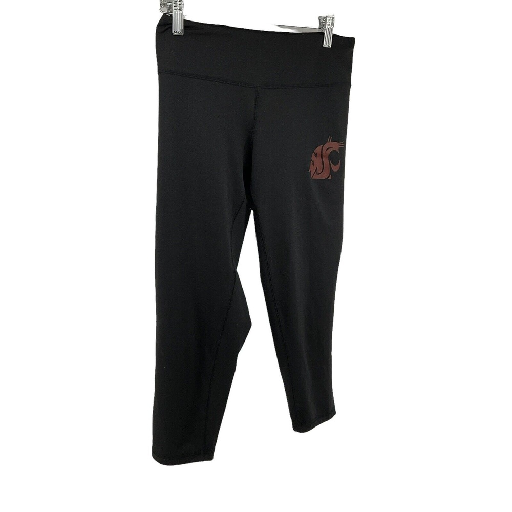 Camp David Womans Black Athletic‎ Pants WSU Logo Size Small